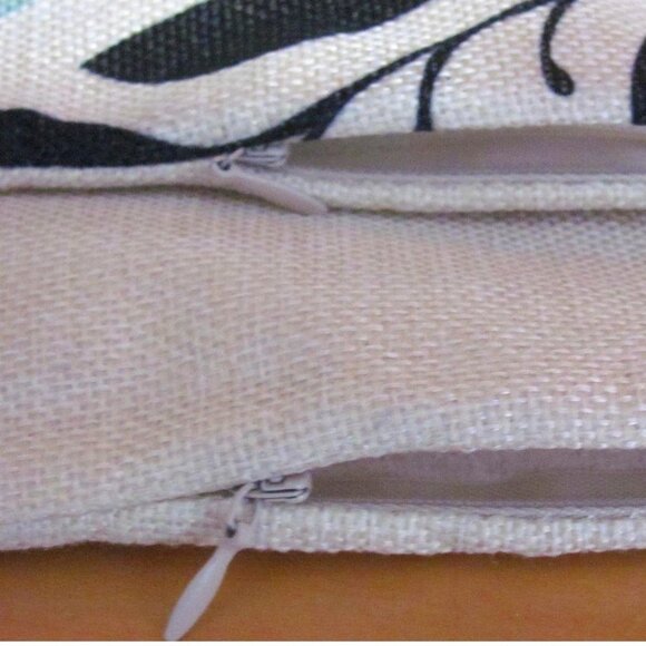 17x17 Throw Pillow Covers Love You Kiss You Set 2 - Picture 7 of 9